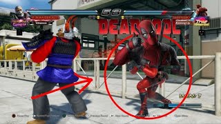 DeadPool using some Illegal cheats/codes in TEKKEN 7... screenshot 5