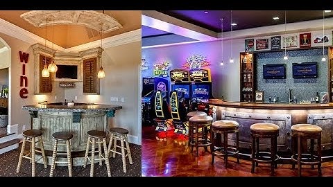 75 Creative Man Cave Bar Stool Design Ideas
