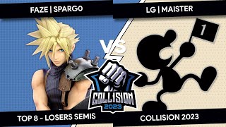 Collision 2023 - FaZe | Sparg0 (Cloud) VS Maister (Mr. Game & Watch) - Top 8 - Losers Semis