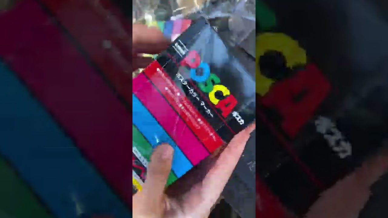 Unboxing my new POSCA PENS ~ASMR~ ,