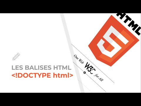 Vidéo: Qu'est-ce que la déclaration de doctype html5 ?