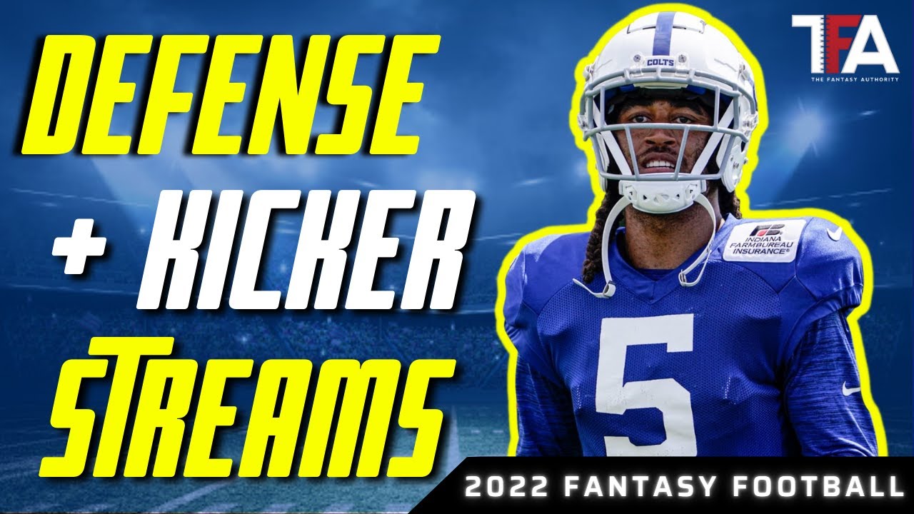 Week 12 Streaming Options Defense and Kickers 2022 Fantasy Football Waiver Adds YouTube