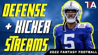 Week 12 Streaming Options: Defense and Kickers | 2022 Fantasy Football Waiver Adds