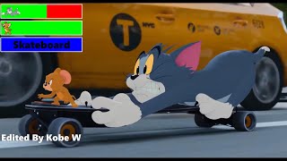 Tom and Jerry (2021) Skateboard Ride with healthbars