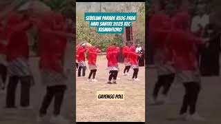 tarian hiburan pada hari santri kec kismntoro tahun 2023