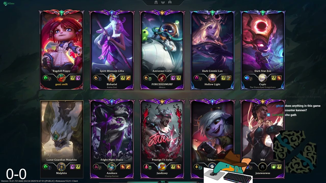 [10-28-25] most chillest tilt proofest top lanest poppy !build !passive !rank !matchups