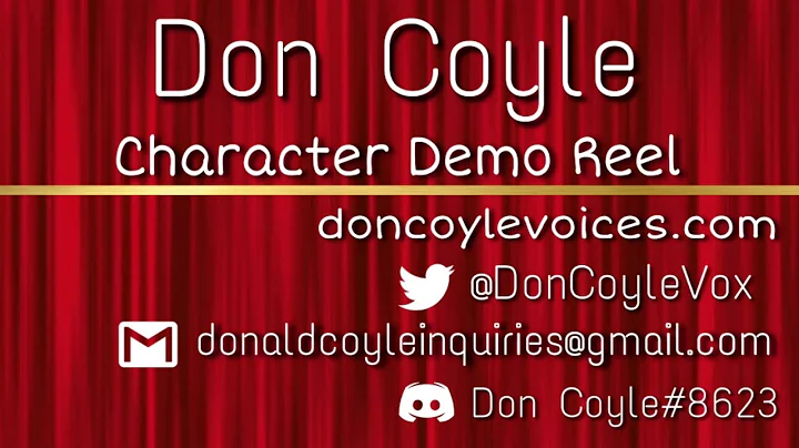 Don Coyle - Character Demo Reel