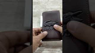Dompet Kulit ukuran tanggung Lacoste