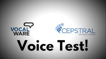 Vocalware And Cepstral Voice Test in Wrapper Offline 2.0.0 Beta