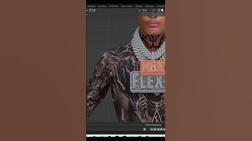 Making A Custom GTA 5 / FiveM Chain Set 🥶🔥😤 #Shorts #GTA5 GTAV #GTARP #FiveM #blender