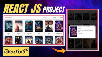 Build a Movie Website using React JS | Search, Sort, Dark Mode, Modal & Show More Feature Explained