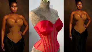 How To Cut And Sew A Corset Cup