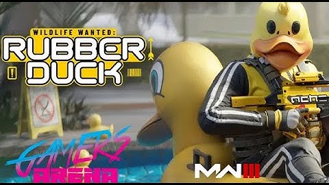 COD MW3 WILDLIFE WANTED RUBBER DUCK Corso Operator Skin Hard Unlocked PS XBOX PC - Ultra Rare