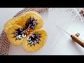 Люневильская вышивка гладью / Stumpwork embroidery with luneville tambour hook