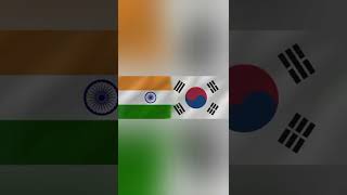 Happy Independence day India and Happy Liberation day South Korea(Seoul Korea). purplearts #shorts