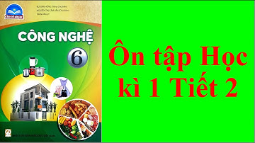 Công nghệ 6 Ôn tập Học kì 1 Tiết 2 - Sách Chân trời sáng tạo
