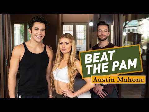 Austin Mahone,Pamela Reif,beat the pam,challenge,game,fitness,fit,gym,body,workout,training,music,why don't we,all I ever need,competition,mmm yeah,warner,winner,loser,episode,funny,laugh,celebrity,stars,abs,sixpack,stomach,instagram,pamela rf,singer,voice,dance,sport,what about love,sit up,crunch,biceps,butt,booty,gute