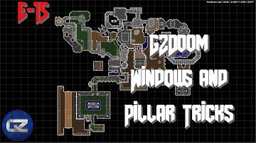 GZDoom Mapping - Windows and Pillar Tricks - Tutorial 15 | Ultimate Doom Builder(UDB)