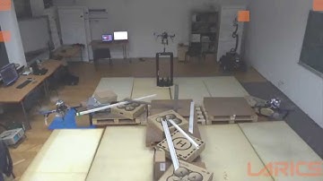 Human in the loop Control of Multi agent Aerial Systems with Realistic Communication