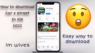 How to download car x street in iOS 2022 | iPhone ma car x street ko kese download kare screenshot 1