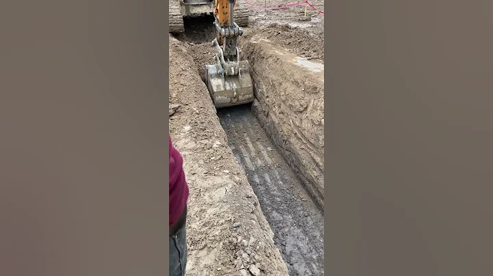 TRENCH EXCAVATION #youtubeshorts #excavation #subscribe #construction #viral #work #excavator