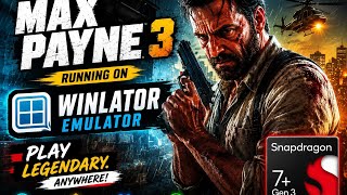 🔥 Max Payne 3 on Winlator Emulator | Snapdragon 7+ Gen 3 Performance Test!