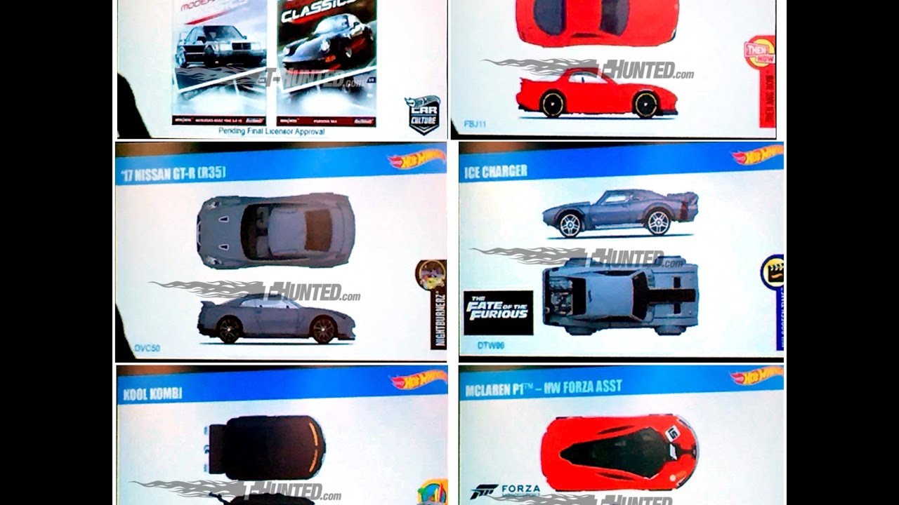 2017 Hot Wheels Sneak Preview Mainline, Car Culture, Sets, Over 30 New Hot Wheels
