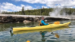 Kayaking on Yellowstone Lake 2019