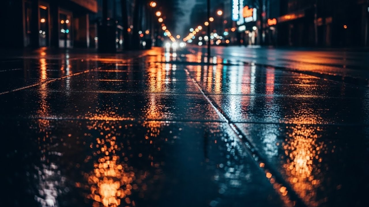 Shadows on Cold Pavement – Rainy Sad Piano