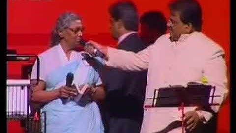 Mounamana Neram Live by Smt. S. Janaki and S. P. Balasubrahmanyam || Tamil