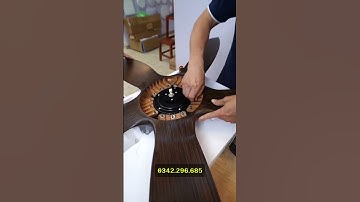 QUẠT TRẦN 5 CÁNH MÀU GỖ – ÊM MÁT, SANG TRỌNG, TIẾT KIỆM ĐIỆN