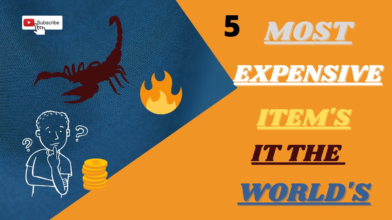 5 most expensive items in the world 😱😱 part 1 YouTube