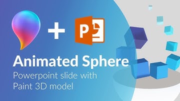 Paint 3D and Powerpoint tutorial. Process slide.
