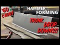 1960 Cadillac Rust Repair Fix!! Hammer Forming Trunk Drop Downs | Bead Rolling a Curved Flange