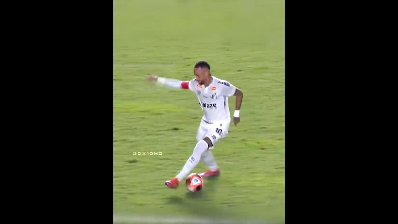 Neymar Smooth Santos Skills 🤍🤩