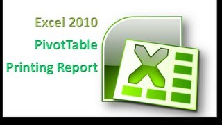 Excel 2010 Formatting a PivotTable Report for Printing Exercise 7 part 5