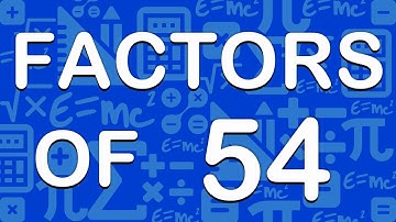 Factors of 54 / prime factors of 54 / #primefactorization #factors #publicmaths