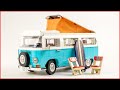 Lego creator 10279 volkswagen t2 camper van speed build for collectors  brick builder