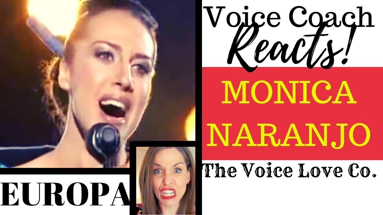 Voice Coach Reacts | Monica Naranjo | Europa LIVE | Christi Bovee