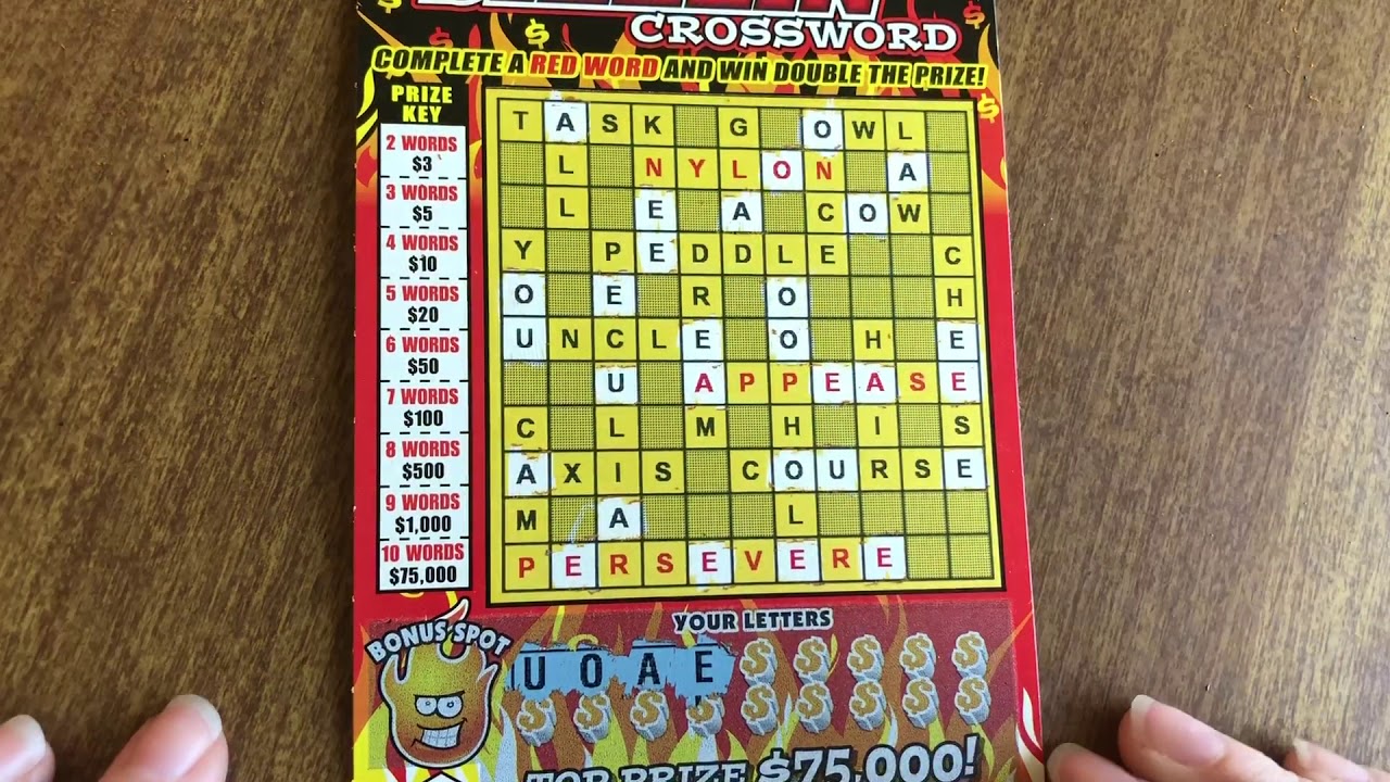 NC Crossword Scratch Off Stack Part 2 YouTube