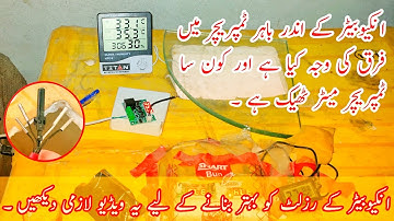 W1209 100% Best Temperature Setting |Incubator Ke Temperature Andar or Bahir Farq Ki Wajha|By Aamir