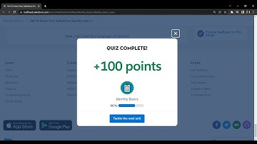 Salesforce Trailhead - Get To Know Your Salesforce Identity Users