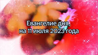 Евангелие день за днём, на 11 июля 2023 года