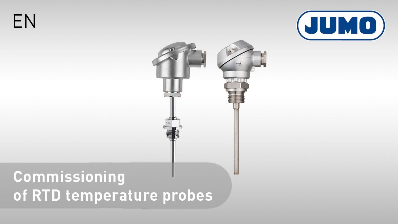 Commissioning of RTD temperature probes JUMO EN YouTube