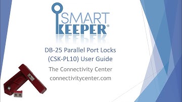 DB25 Port Blockers / Locks - SMART KEEPER Brand Serial  / Parallel Advanced Physical Port Security