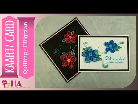 Video: Quilling-tegniek - papier filigraan