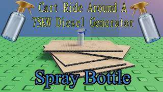 Spray Bottle Guide - Cart Ride Around A 75KW Diesel Generator