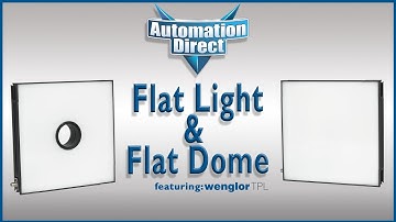 More Than Meets The Eye - WenglorTPL Vision Flat Lights and Flat Dome Lights from AutomationDirect
