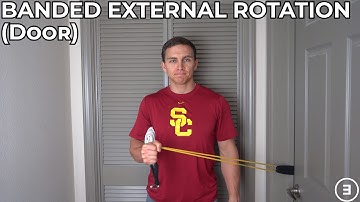Banded External Rotation (Door)