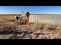 Bull hauler flipped a loaded trailer by Roswell, New Mexico